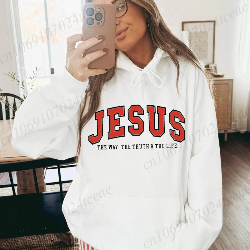 Jesus Is the Way, the Truth &amp; the Life Hoodie | Christian Sweatshirt