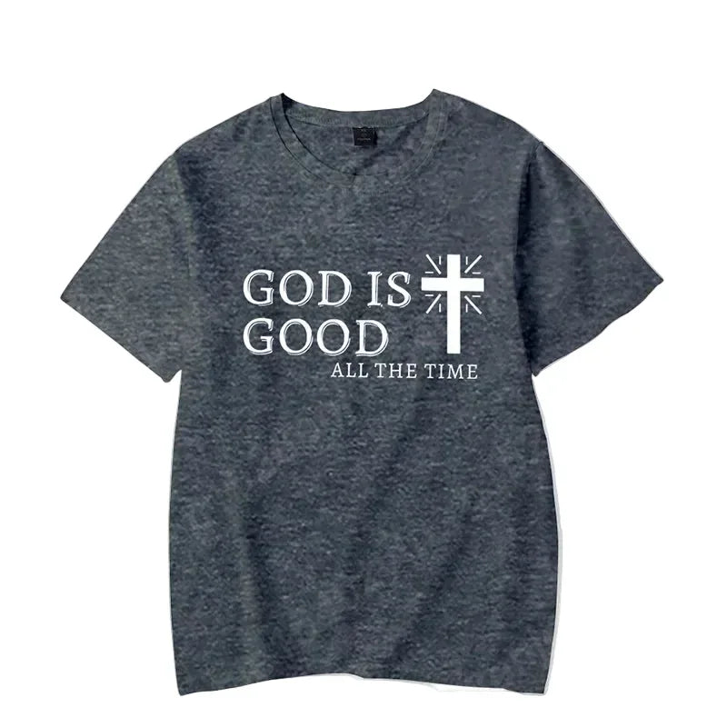 God Is Good All The Time Graphic T-Shirt - God Cloth