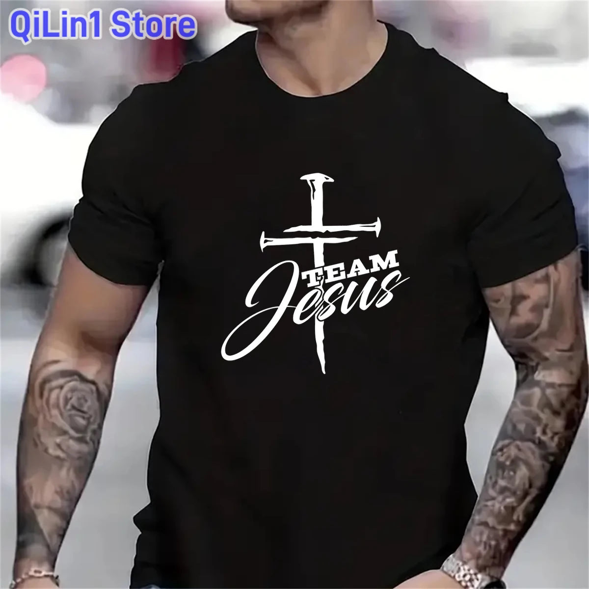 Team Jesus Graphic T Shirt