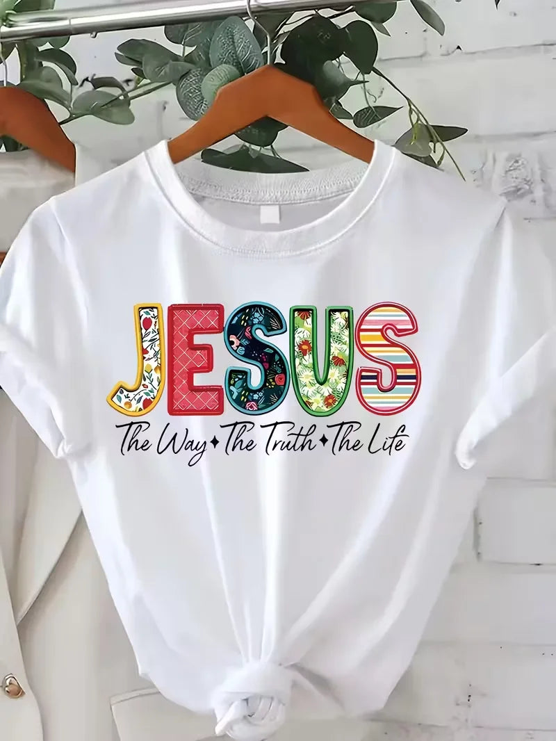 Women's Jesus The Way The Truth The Life T-Shirts – Christian Inspirational Women’s Faith Tee