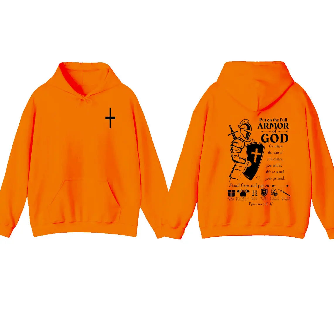 Full Armor of God Christian Hoodie | Ephesians 6:10–18 Sweatshirt