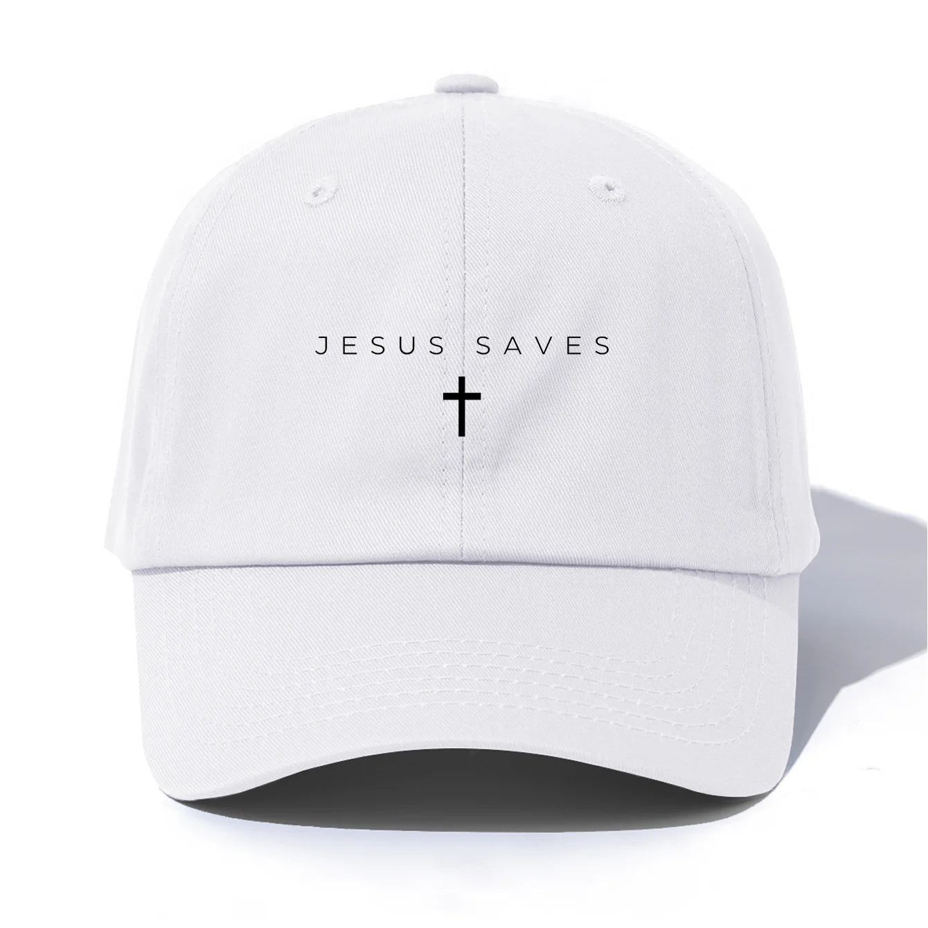 JESUS SAVES Cross Baseball Cap
