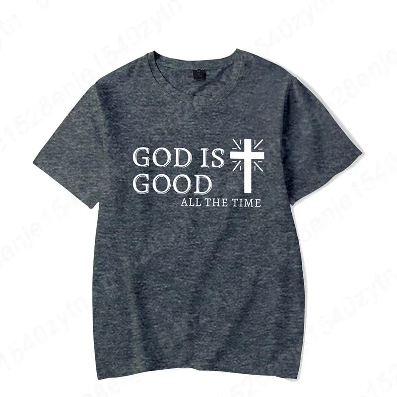 God Is Good All The Time Graphic T-Shirt - God Cloth