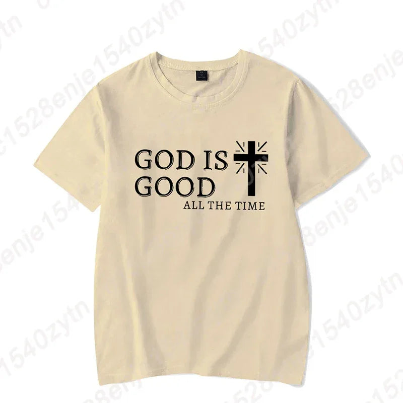 God Is Good All The Time Graphic T-Shirt - God Cloth