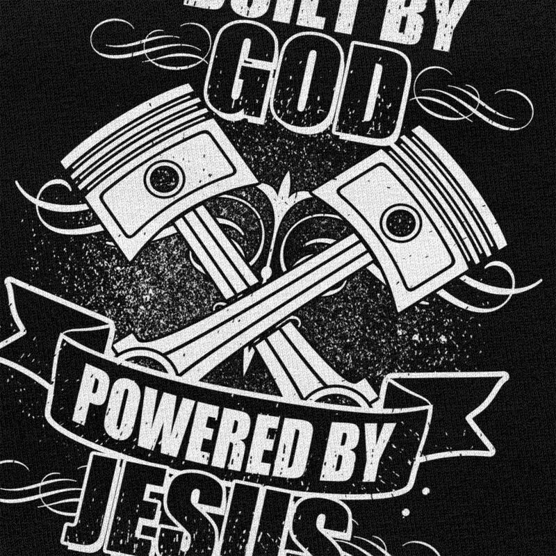 Built By God Powered By Jesus Tee
