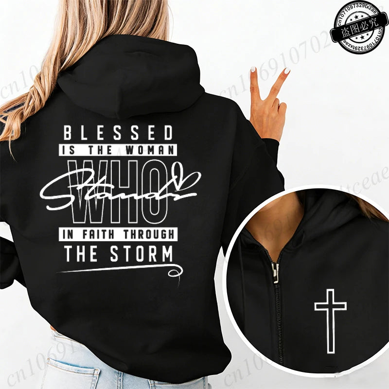 God-Cloth | Blessed Is the Woman Faith Hoodie