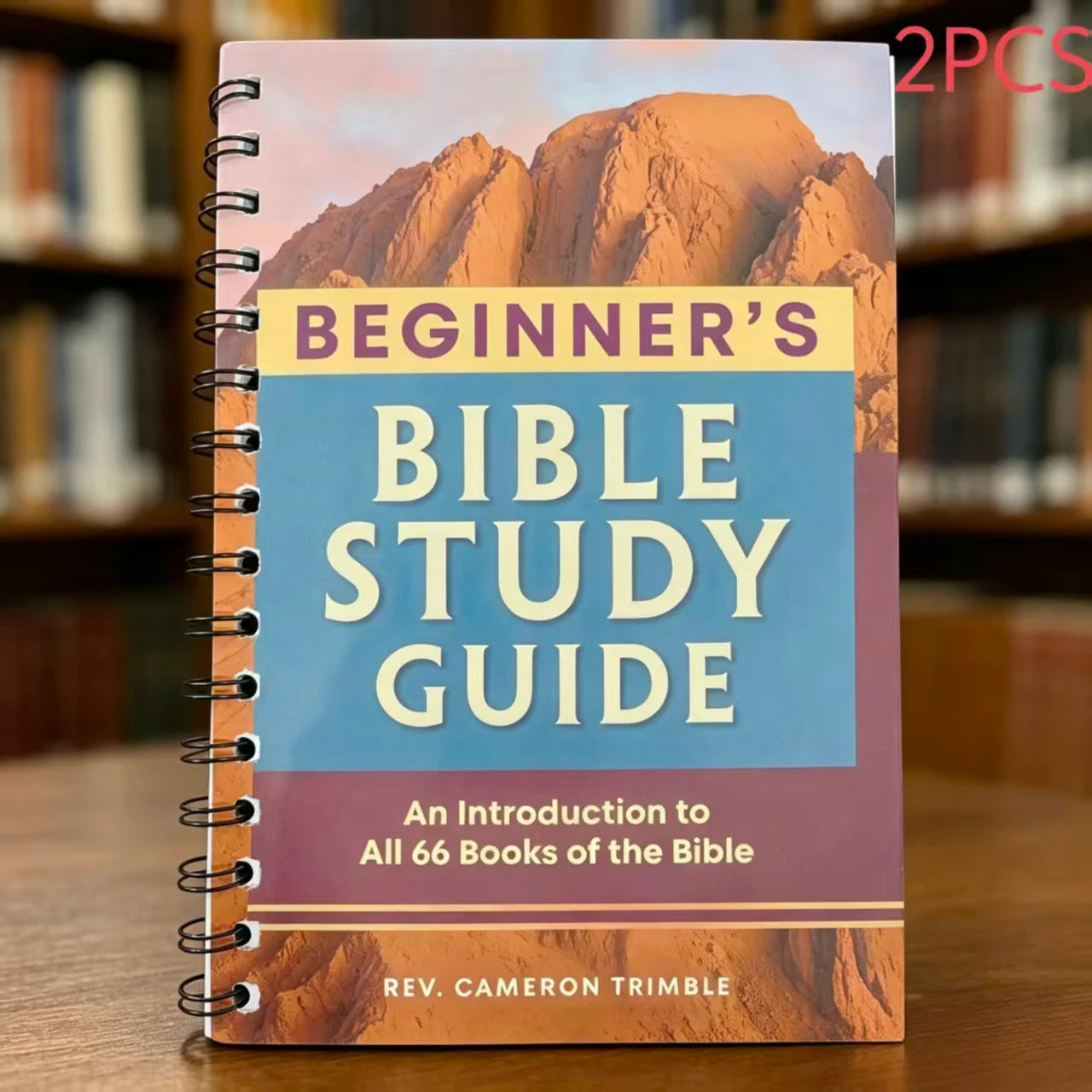 Bible Study Guide for Beginners | 66 Books of the Bible Study Journal & Devotional Notebook