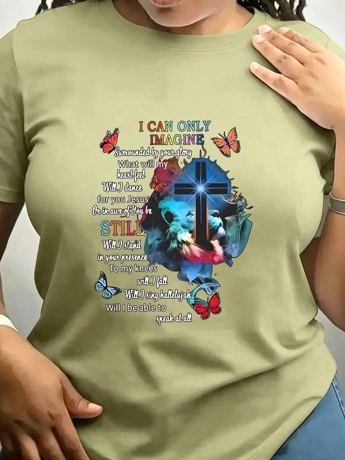 I Can Only Imagine Christian T-Shirt – Inspirational Worship & Faith Graphic Tee