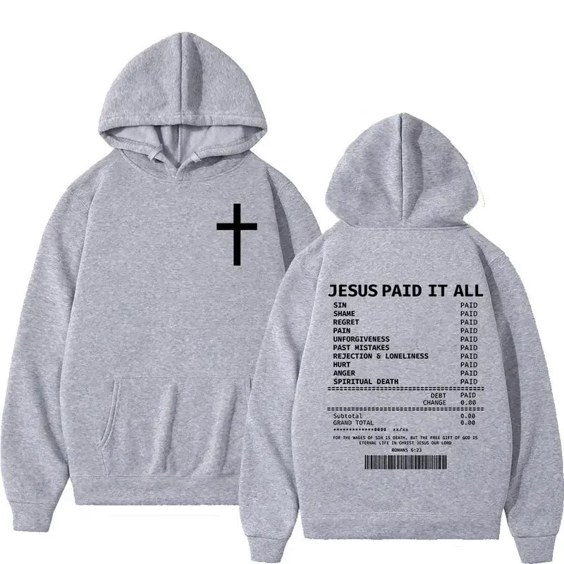 Christian Jesus Paid It All Hoodies