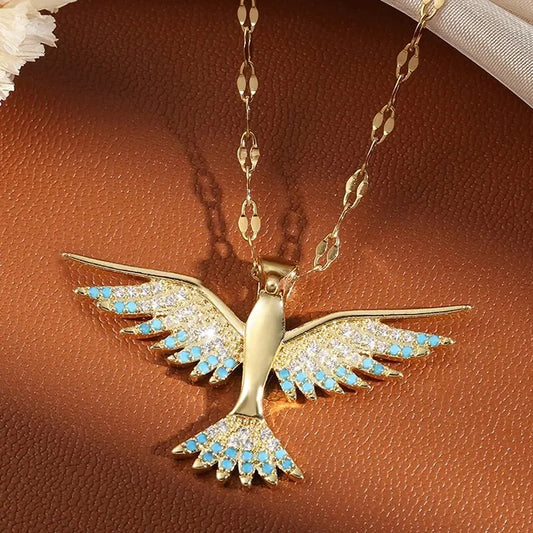 CZ Phoenix Necklaces