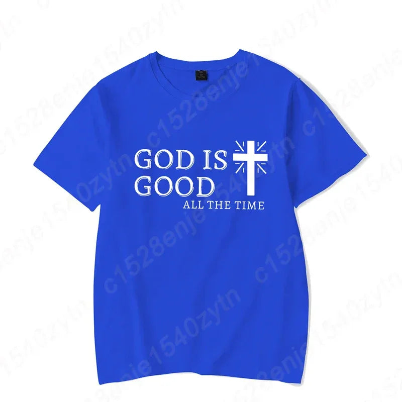 God Is Good All The Time Graphic T-Shirt - God Cloth