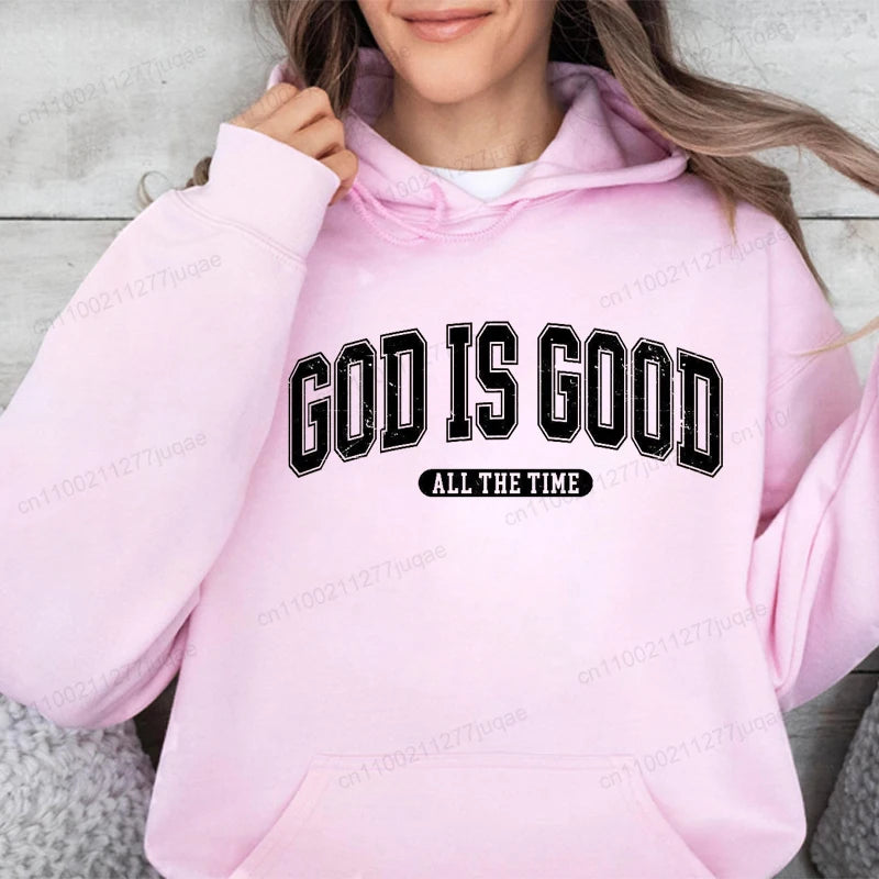 Retro God Is Good All The Time Hoodie