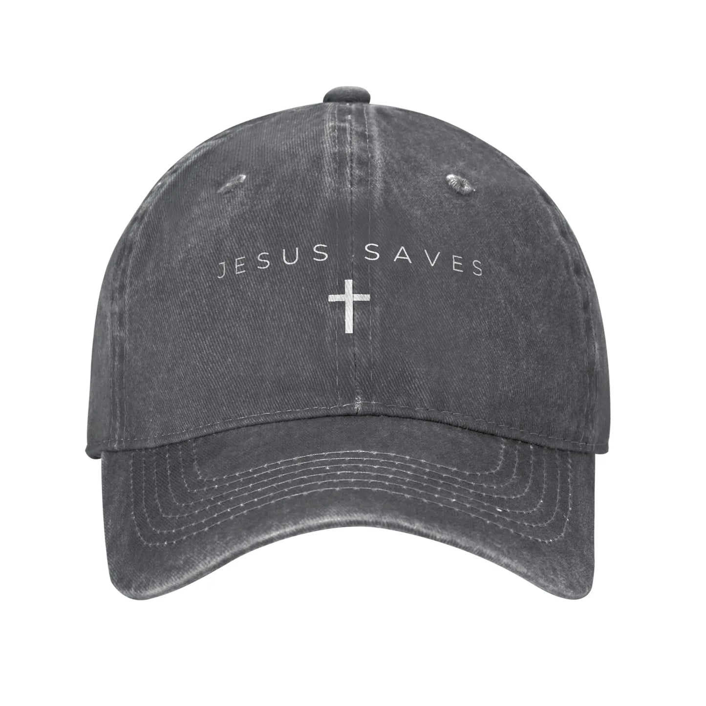 Jesus Saves Christian Baseball Cap | Adjustable Faith Hat