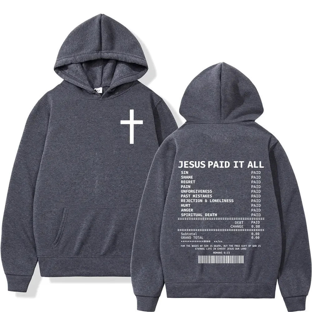 Christian Jesus Paid It All Hoodies
