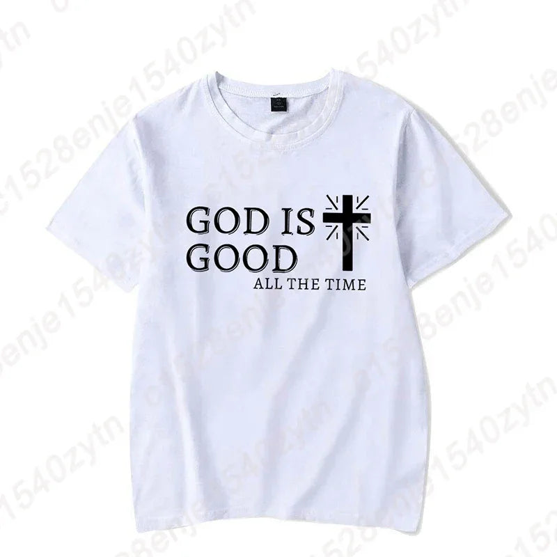 God Is Good All The Time Graphic T-Shirt - God Cloth