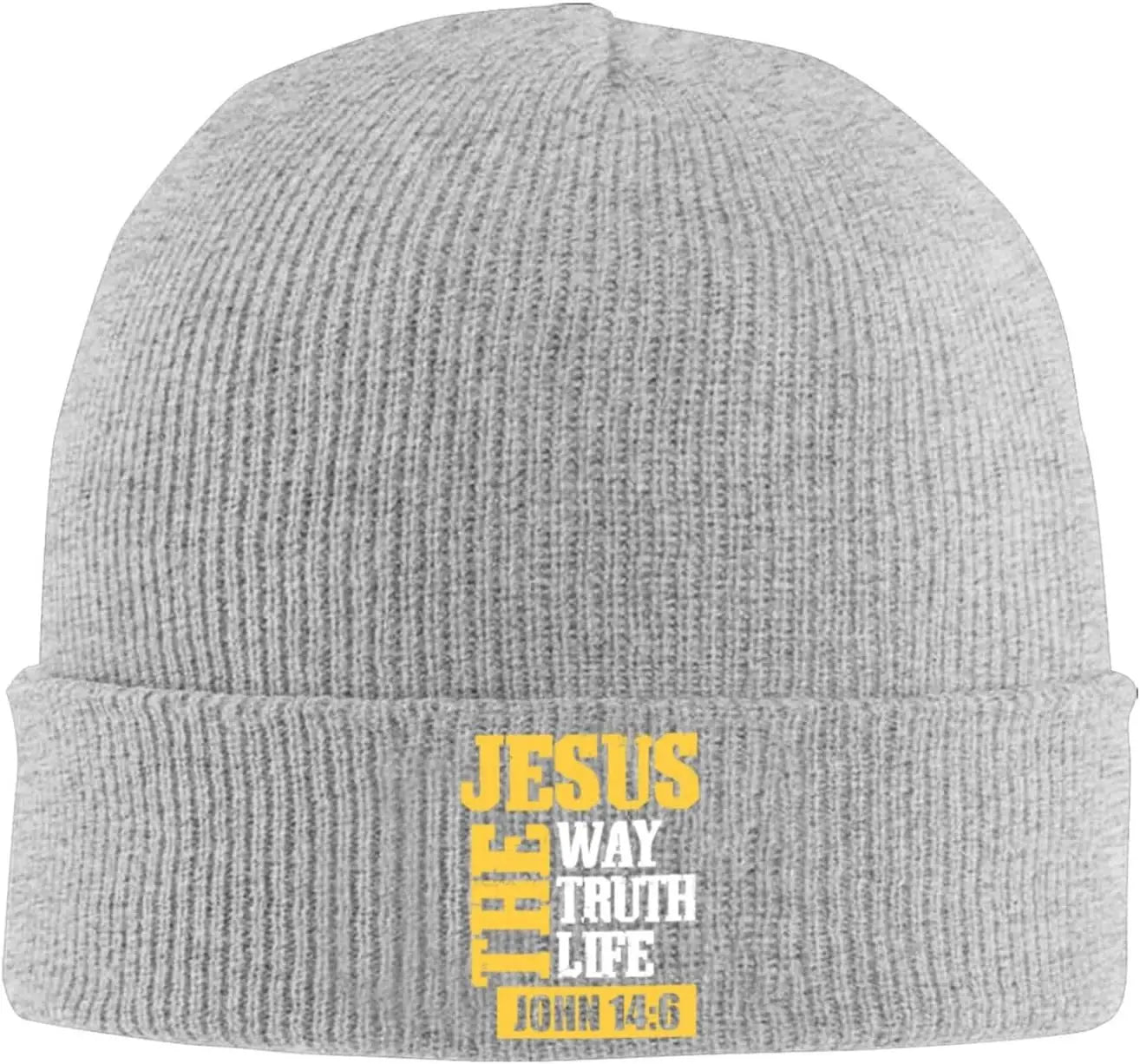 Navy Jesus The Way Truth Life Beanie