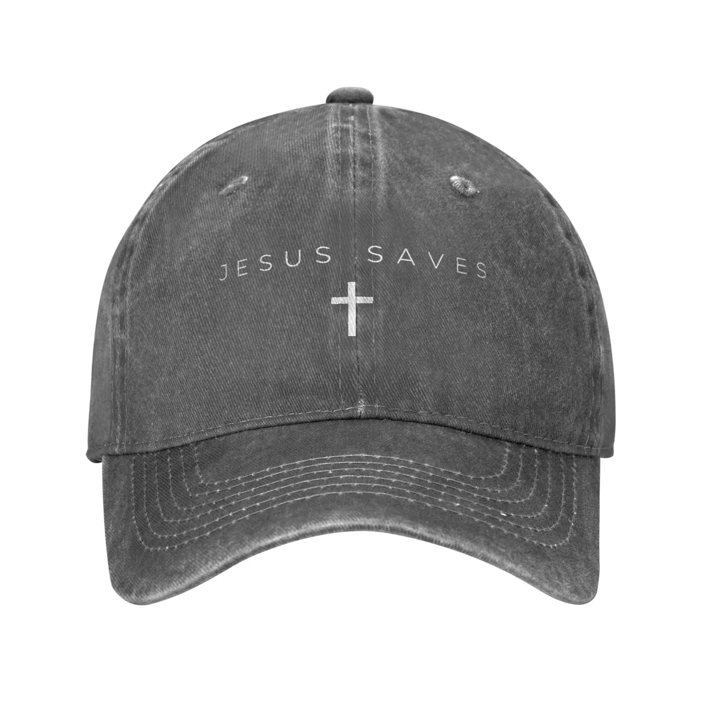 Jesus Saves Christian Baseball Cap | Adjustable Faith Hat