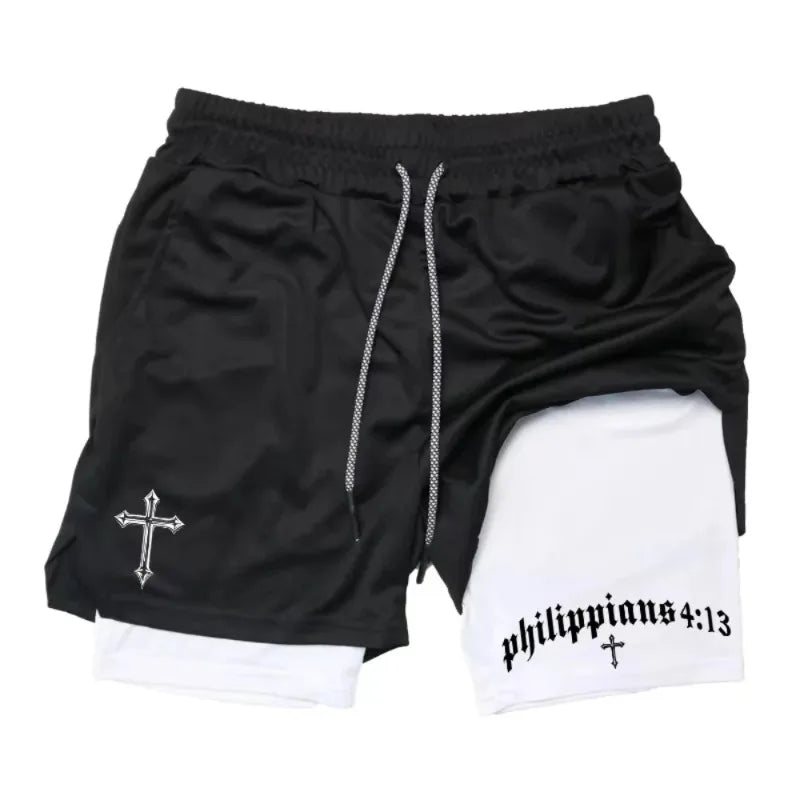 Double-Layer 2-in-1 Quick-Dry Shorts