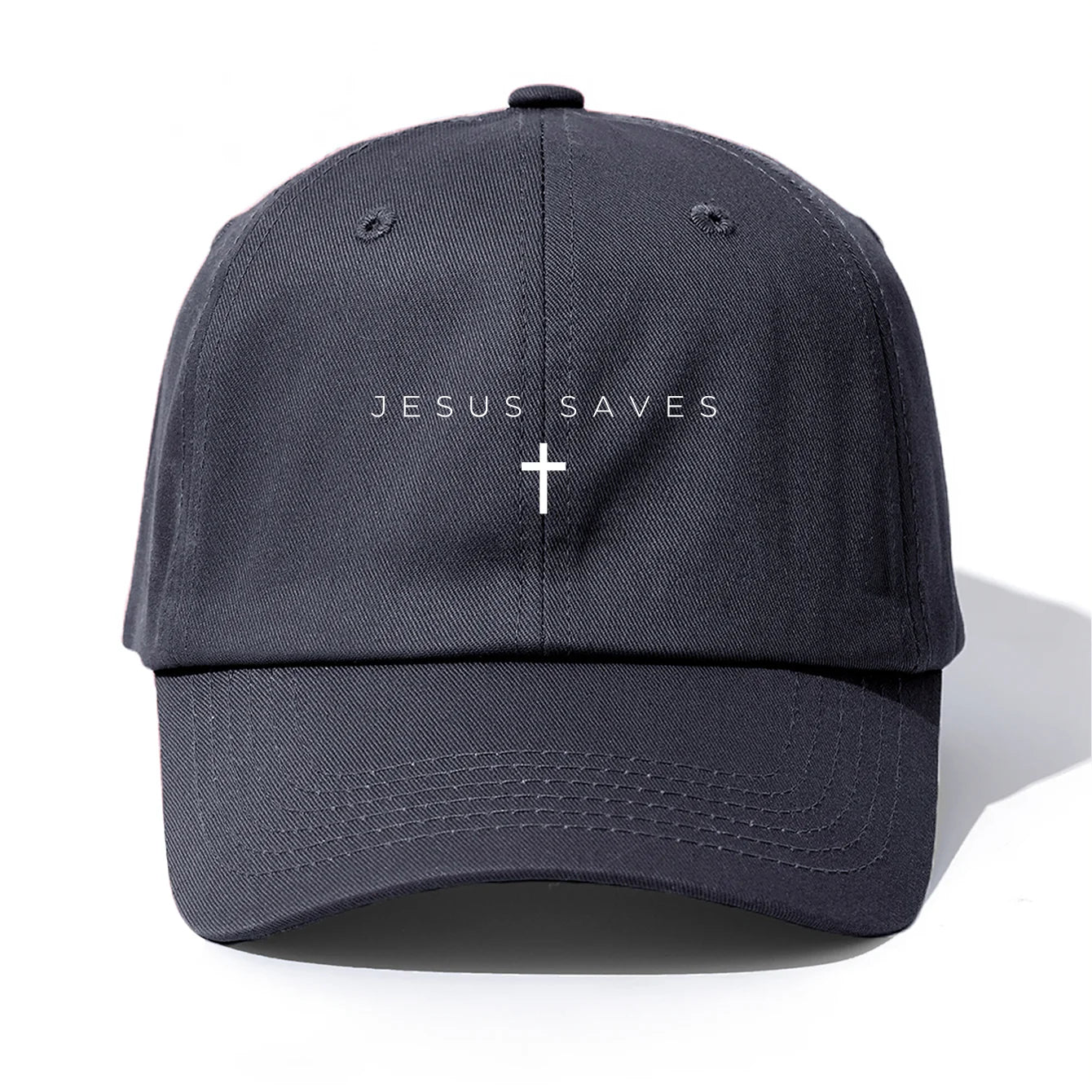 JESUS SAVES Cross Baseball Cap