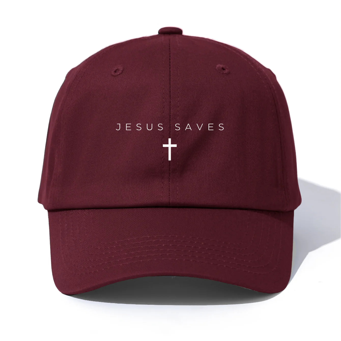 JESUS SAVES Cross Baseball Cap