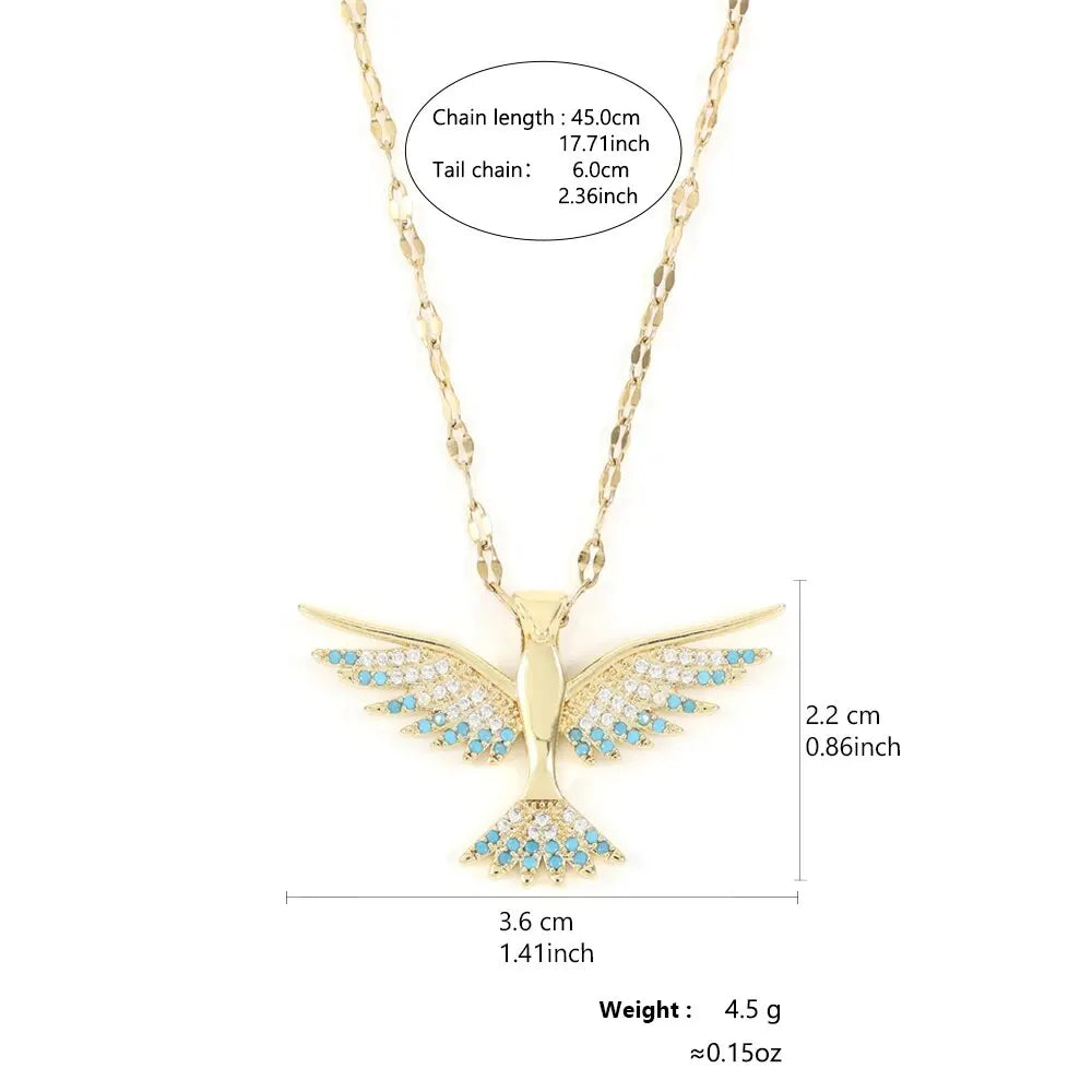 CZ Phoenix Necklaces