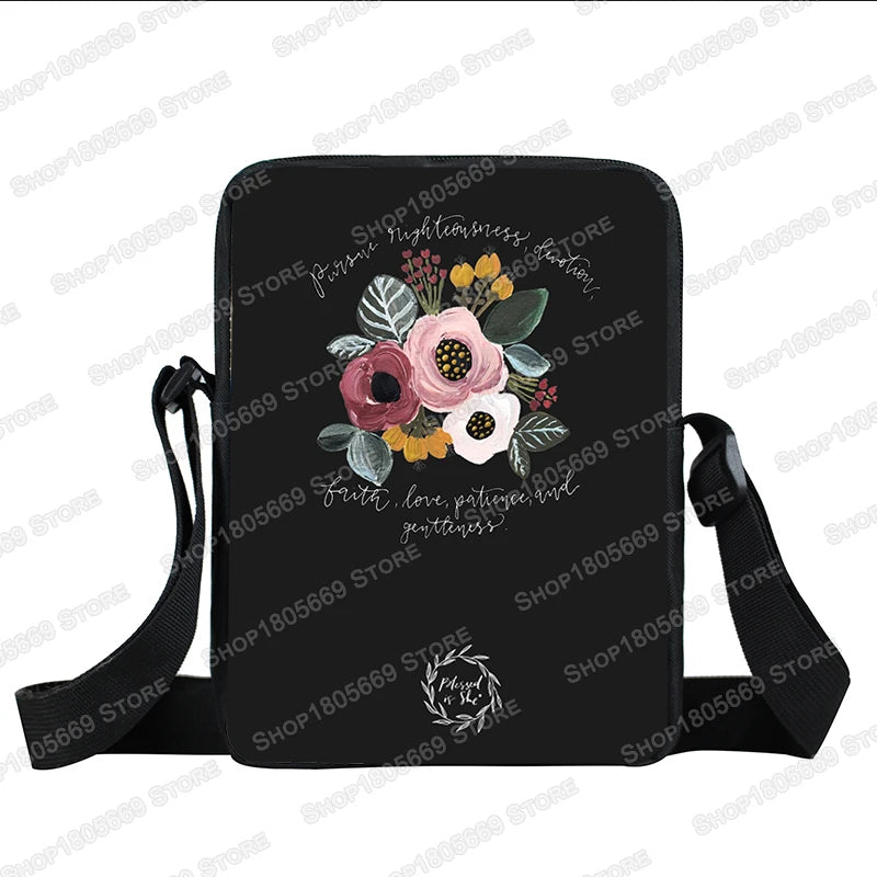 Christian Bible Verse Messenger Bag