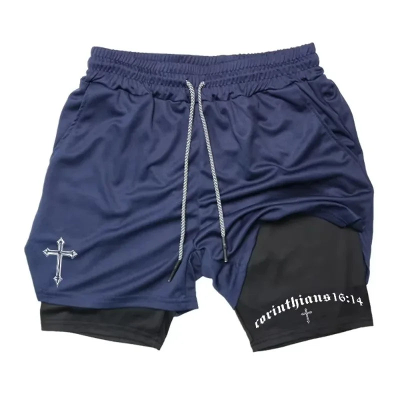 Double-Layer 2-in-1 Quick-Dry Shorts