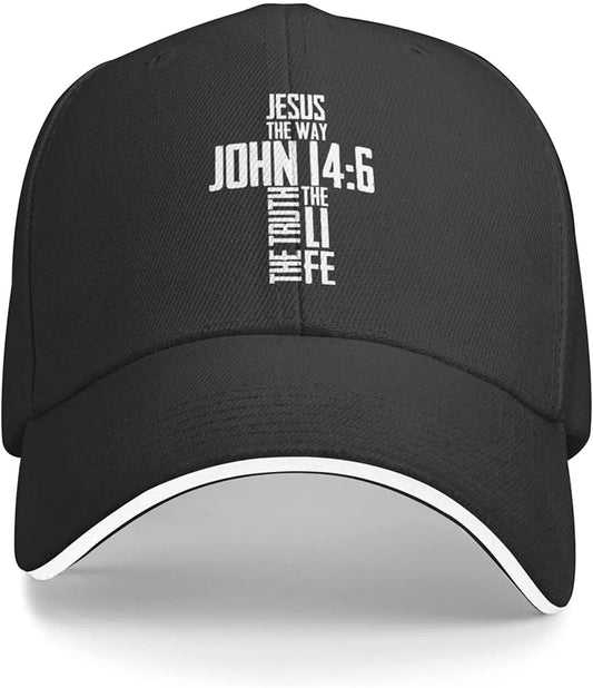 Unisex Bible Verse Jesus The Way John 14:6 Baseball Cap