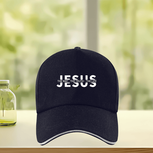 Unisex Jesus "The Way The Truth The Life" Baseball Cap