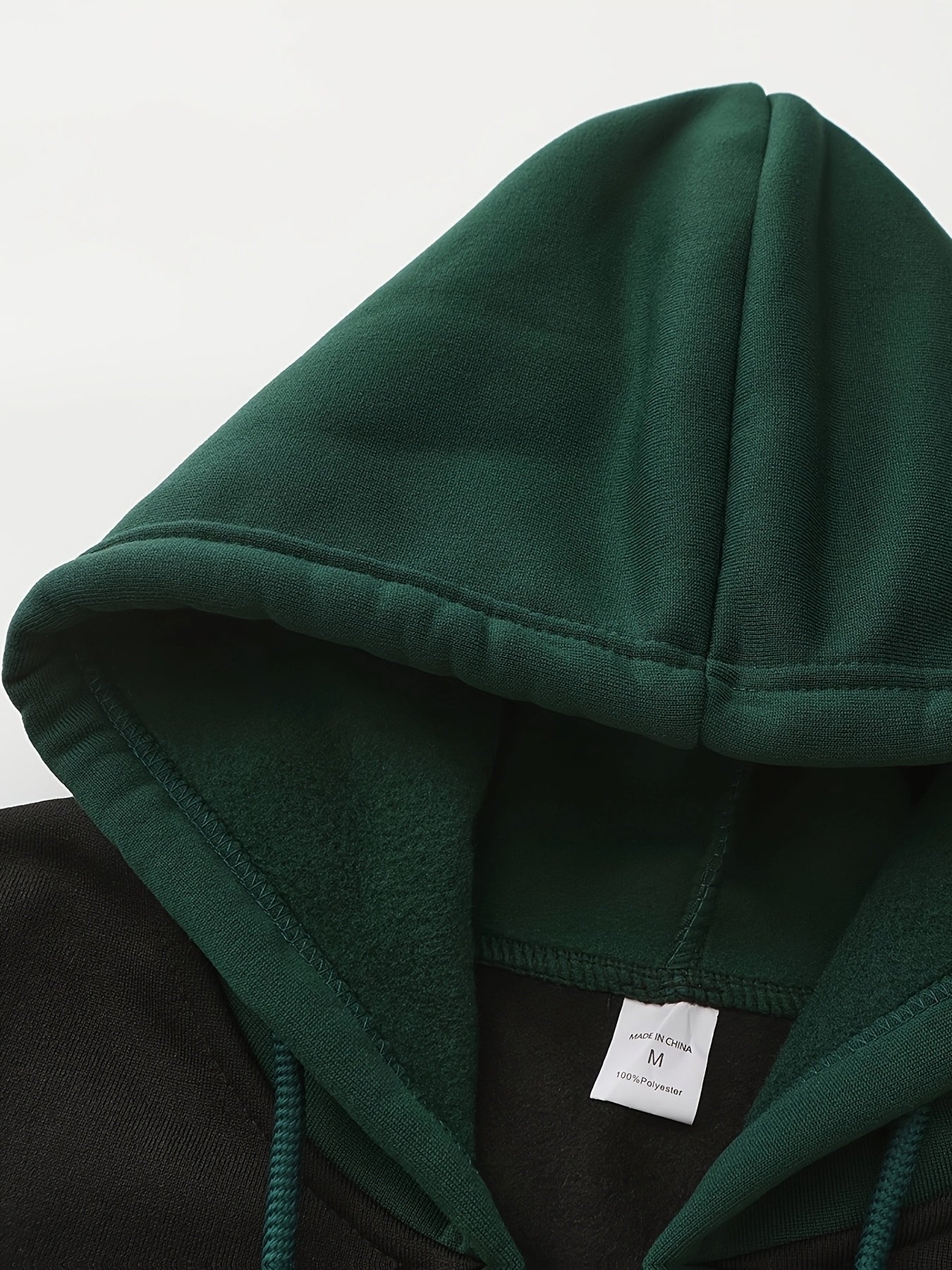 Men's Full-Zip Hooded Color Block Christian Jacket