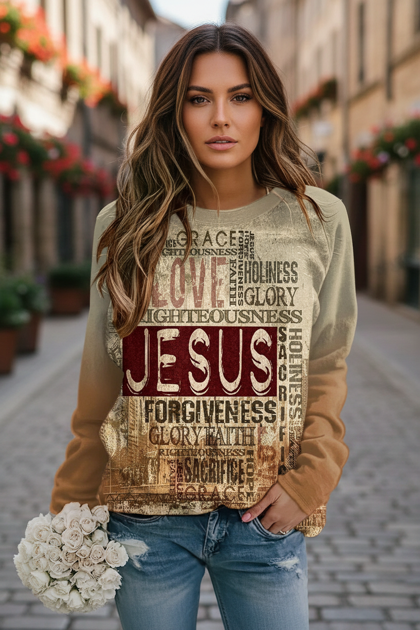 Long Sleeve Christian Graphic Tee