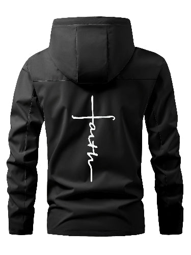 Faith Plus Size Hooded Jacket