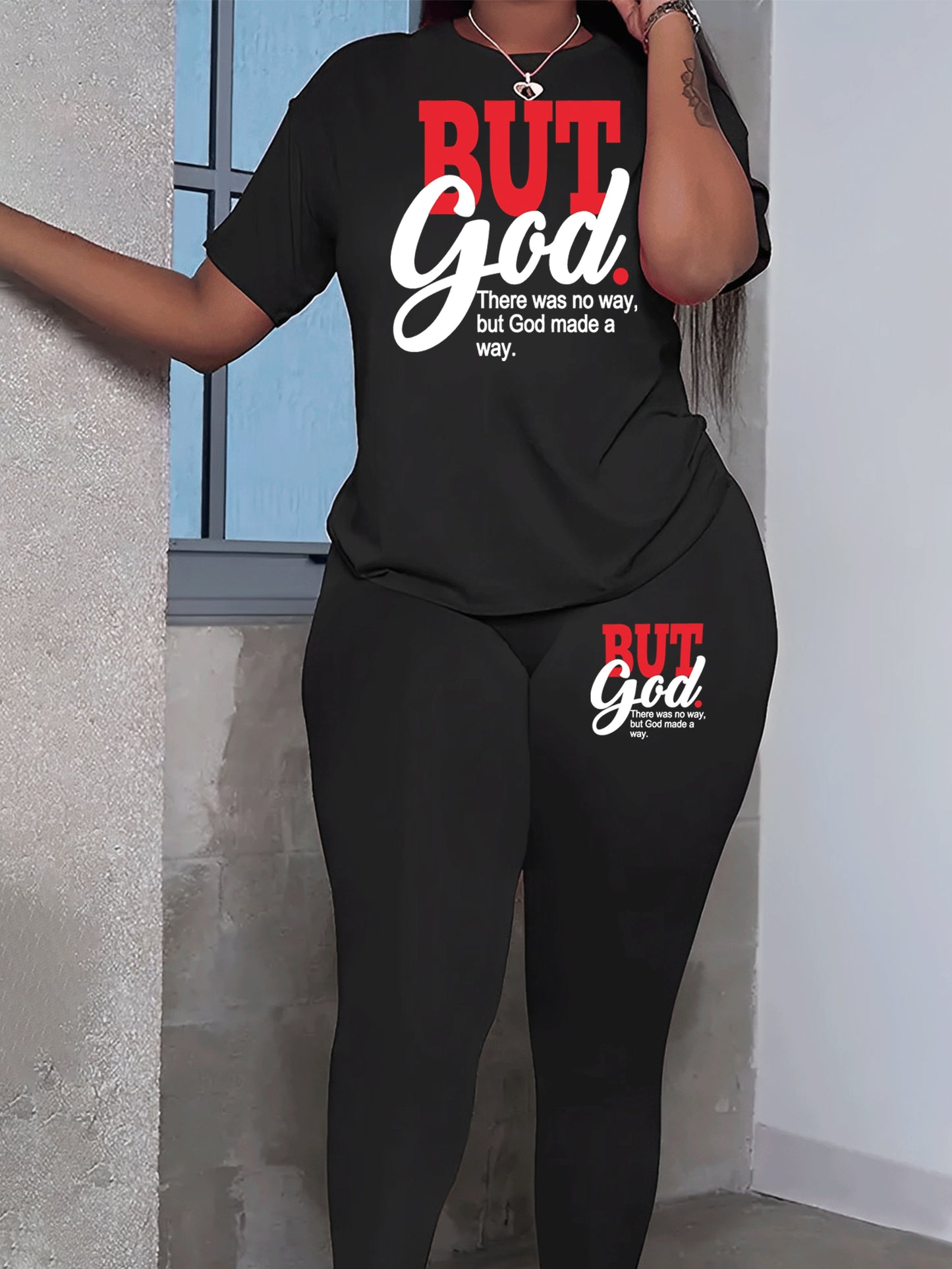 God Made A Way Graphic Casual Outfit