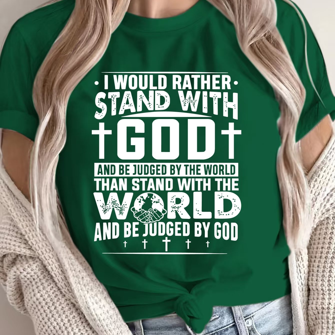 Women's Inspirational Judgment Short Sleeve Tee