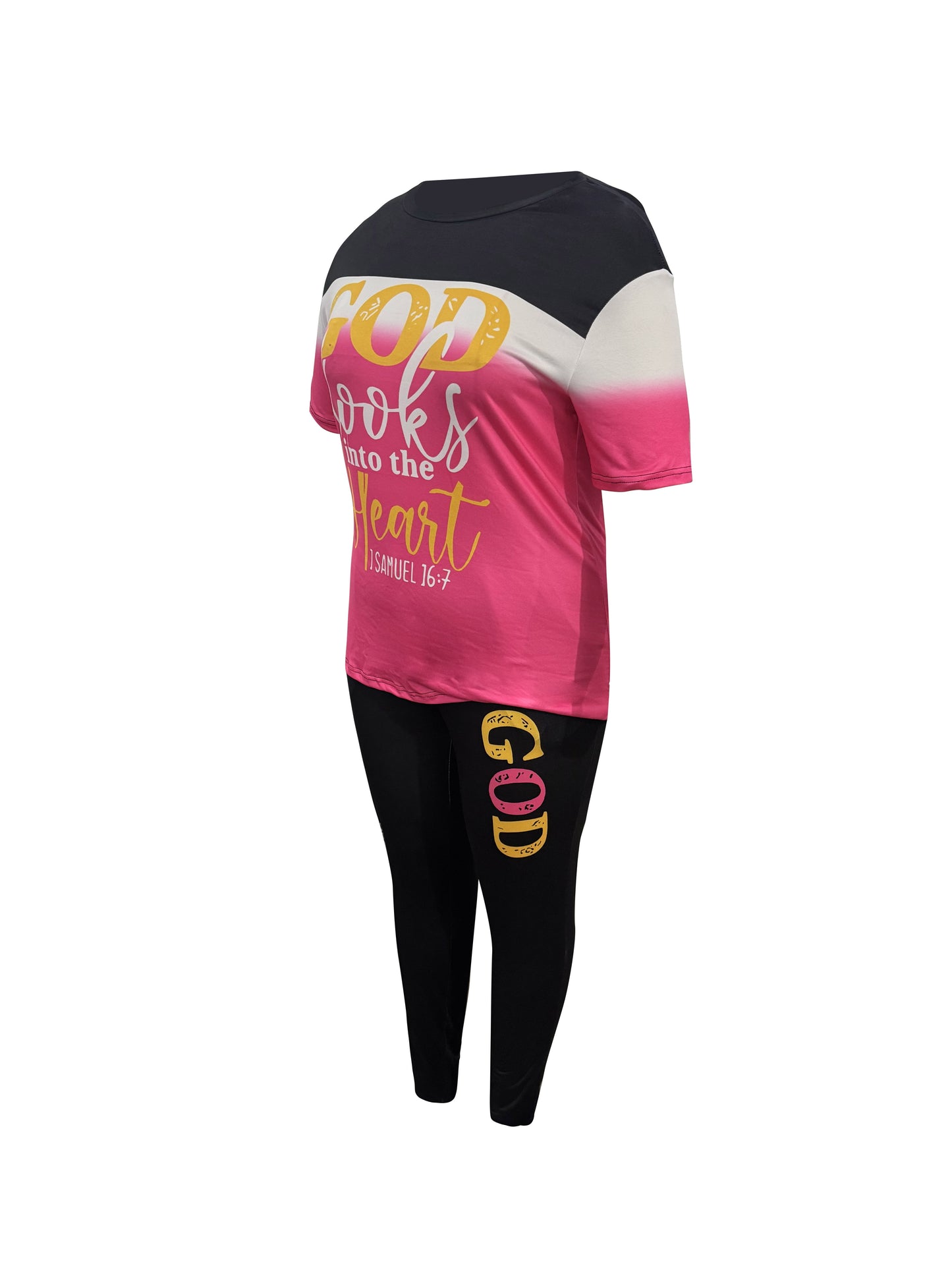 Christian Short Sleeve Pants Set