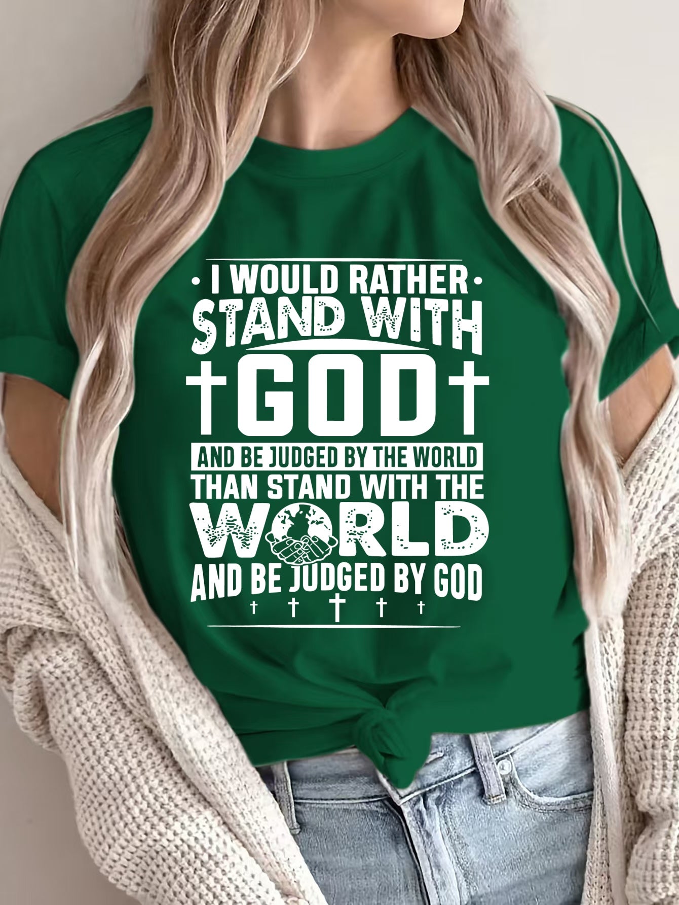 Women's Inspirational Judgment Short Sleeve Tee