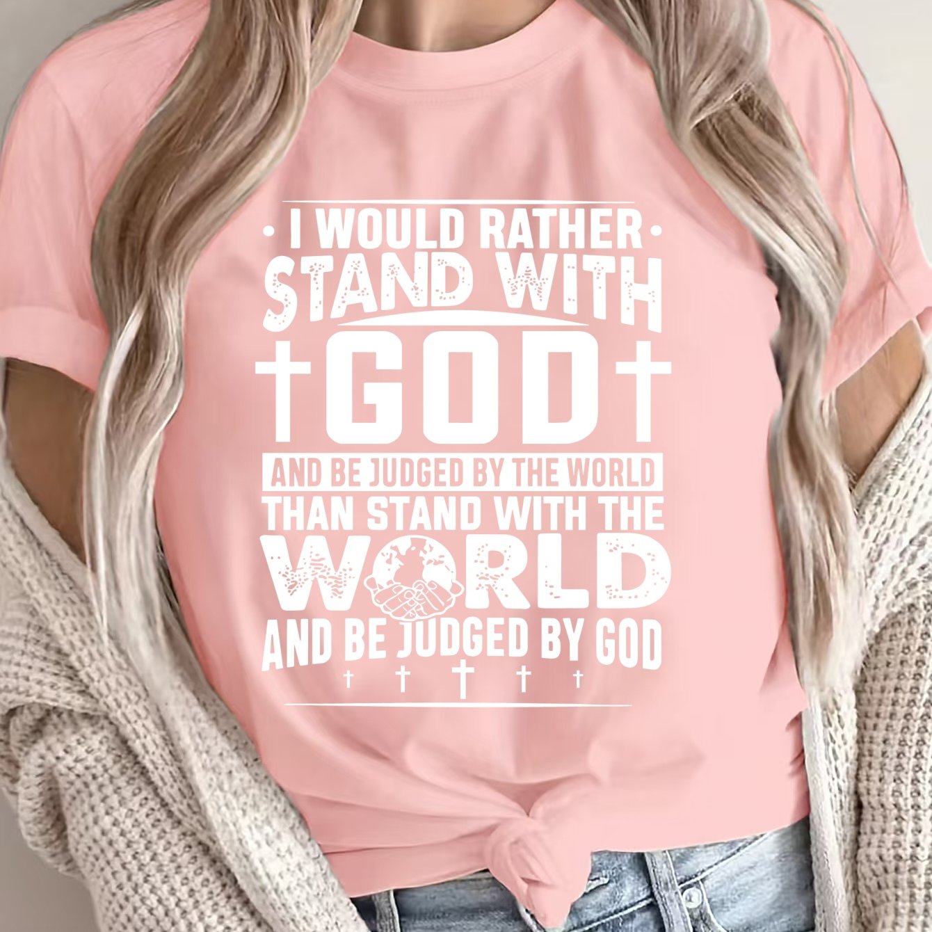 Women's Inspirational Judgment Short Sleeve Tee