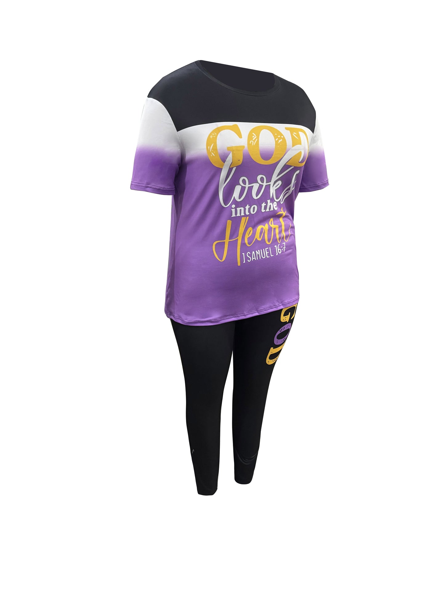 Christian Short Sleeve Pants Set
