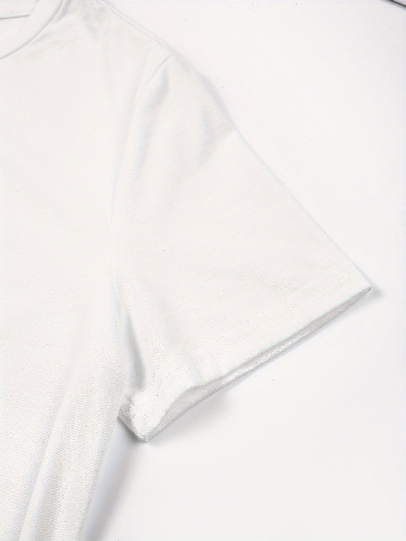 Men's Relaxed Fit White Cotton Religious T-Shirt