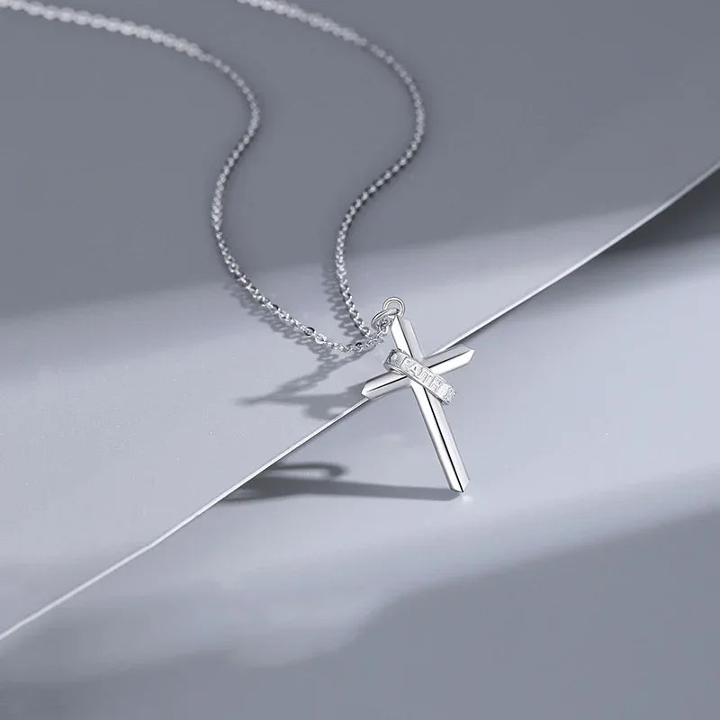 Faith Power Crown and Cross Necklace - God Cloth