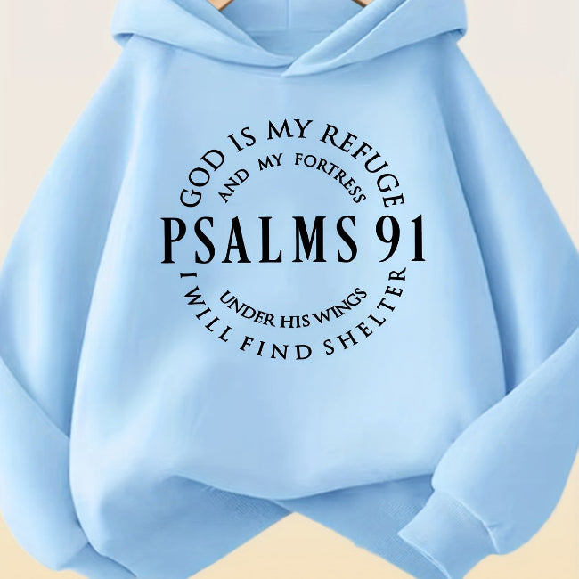 Women's Psalm 91 Bible Verse Hoodie