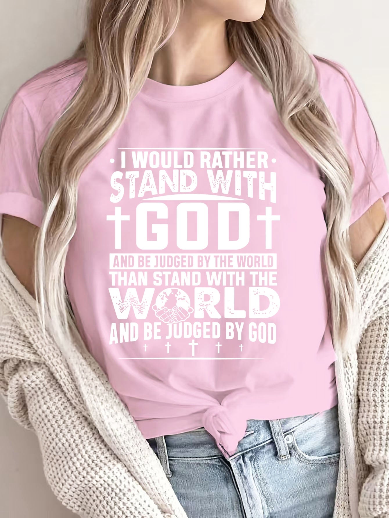 Women's Inspirational Judgment Short Sleeve Tee