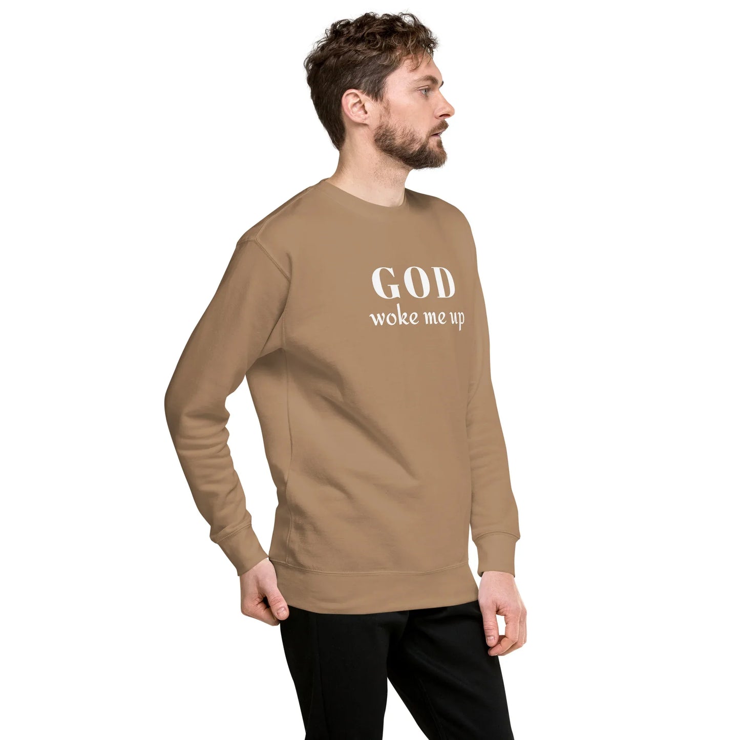 God Woke Me Sweatshirt - God Cloth