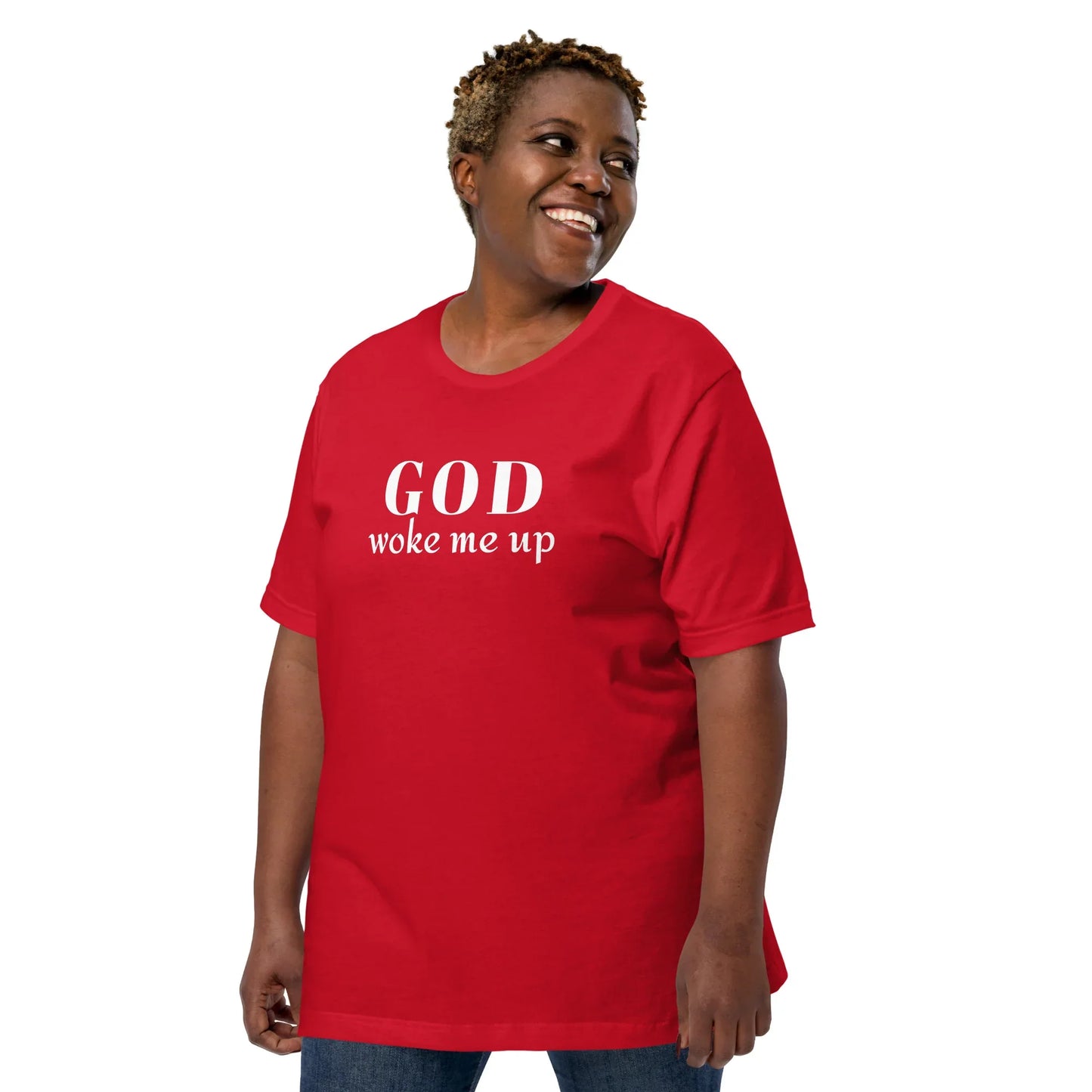 God Woke Me Unisex t-shirt - God Cloth