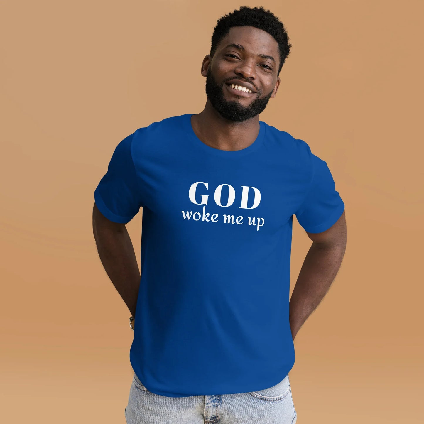 God Woke Me Unisex t-shirt - God Cloth