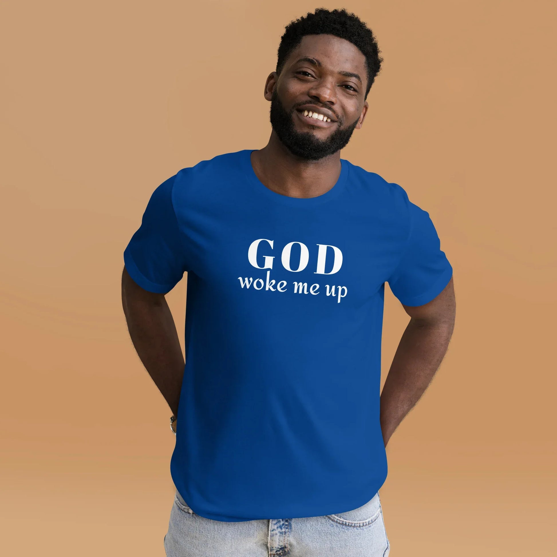God Woke Me Unisex t-shirt - God Cloth